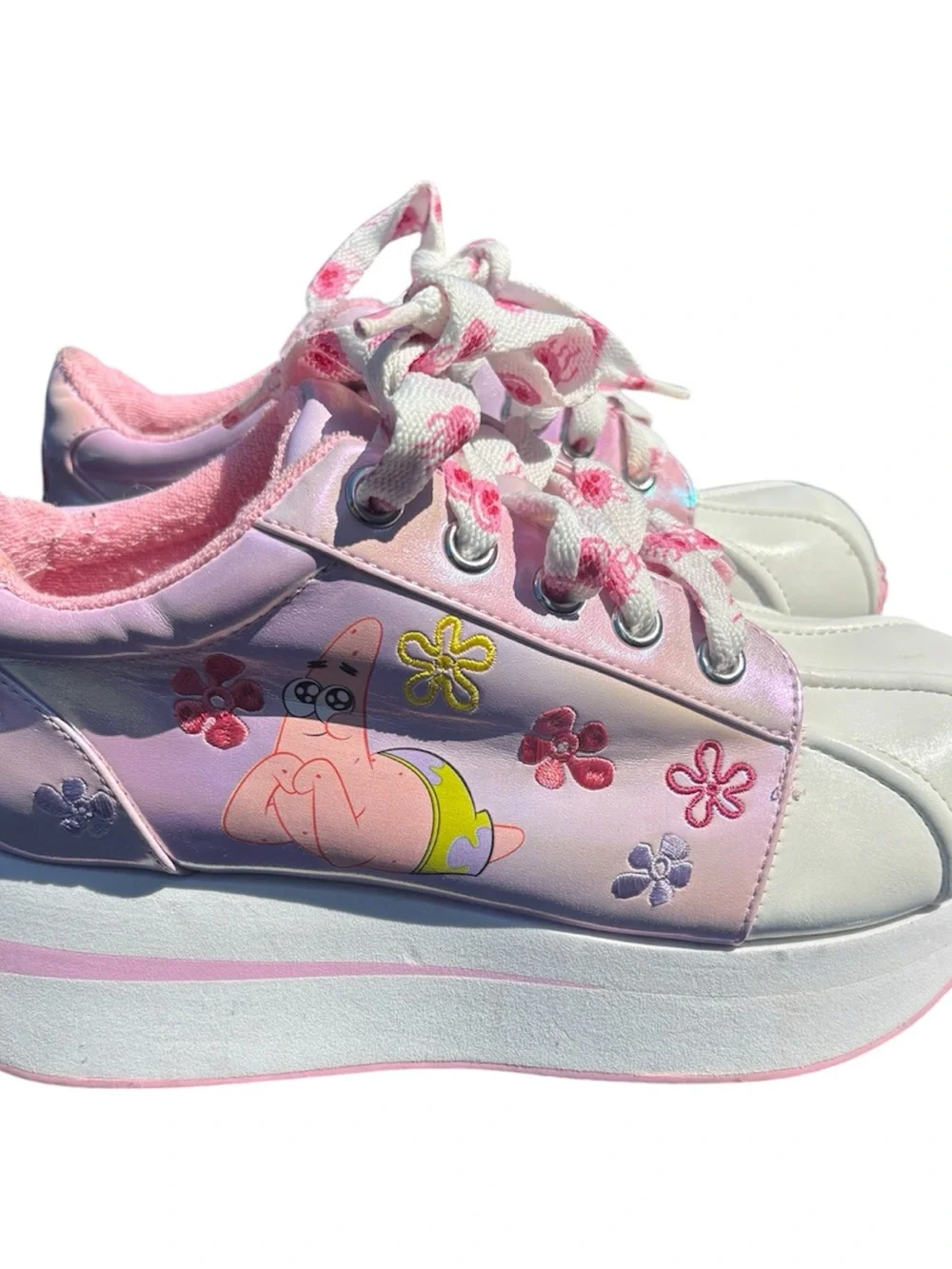 DOLLS KILL x SPONGEBOB PLATFORM SNEAKERS SZ 9 WOMEN